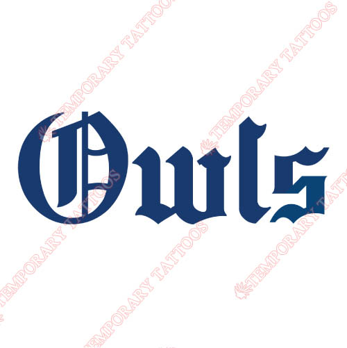 Rice Owls Customize Temporary Tattoos Stickers NO.5994